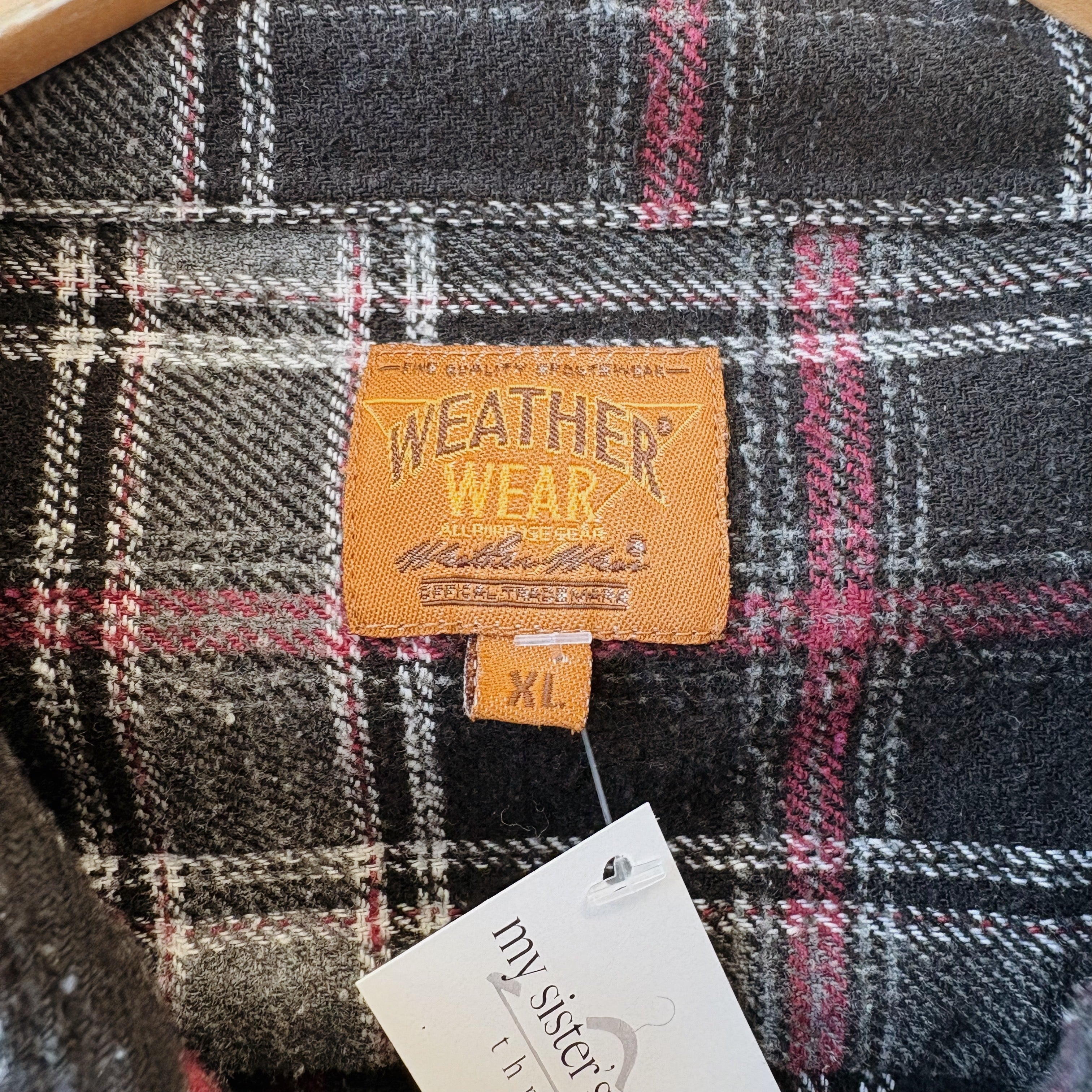 SIZE XL | Black Flannel