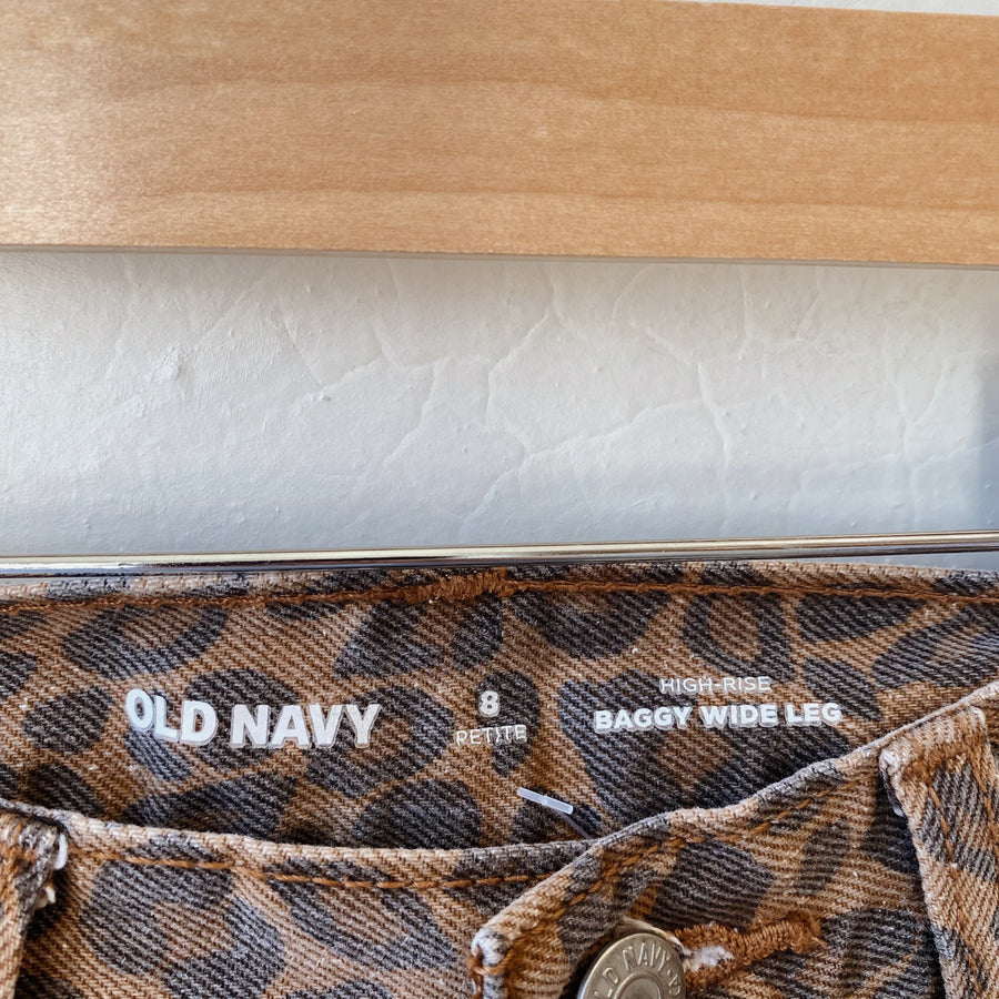 SIZE 8 Petite | Leopard Jeans