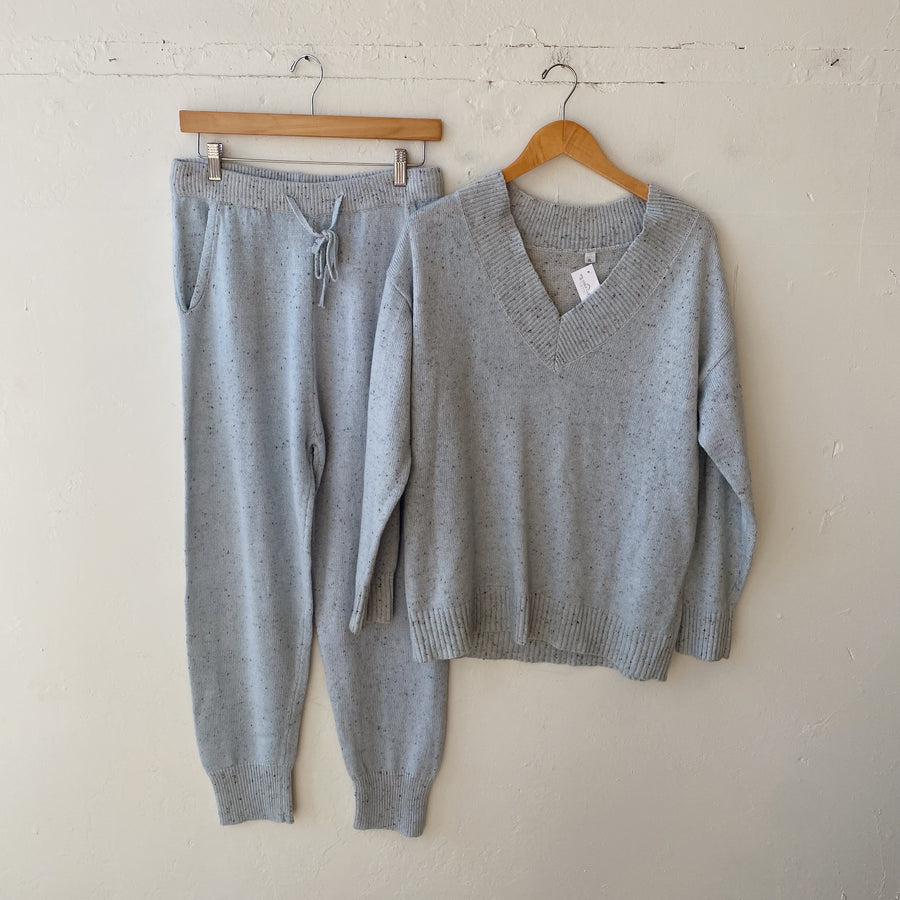 SIZE XL | Blue Knit Set