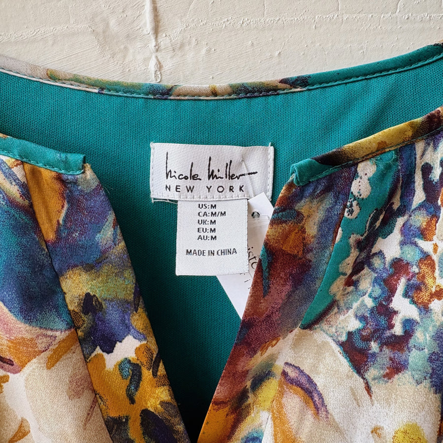 SIZE M | Multicolor Tiered Dress