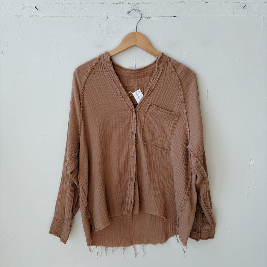 SIZE XXS | Aerie Button Up