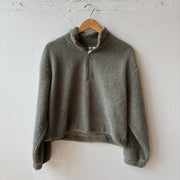 SIZE S | Green Quarter Zip