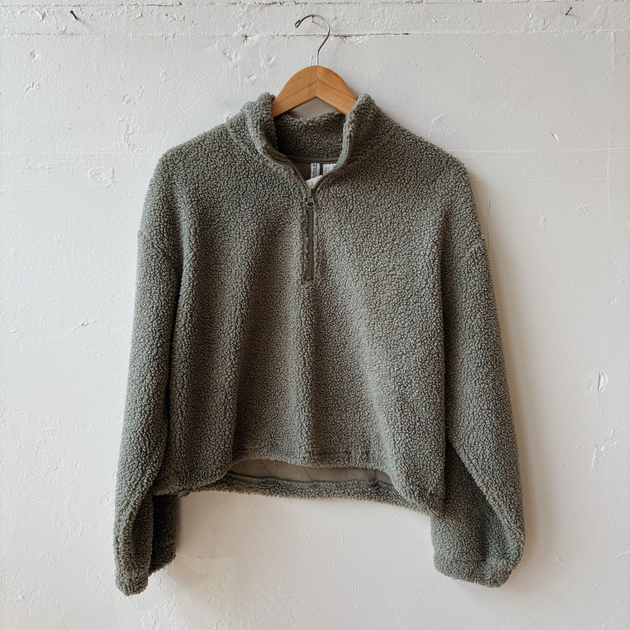 SIZE S | Green Quarter Zip