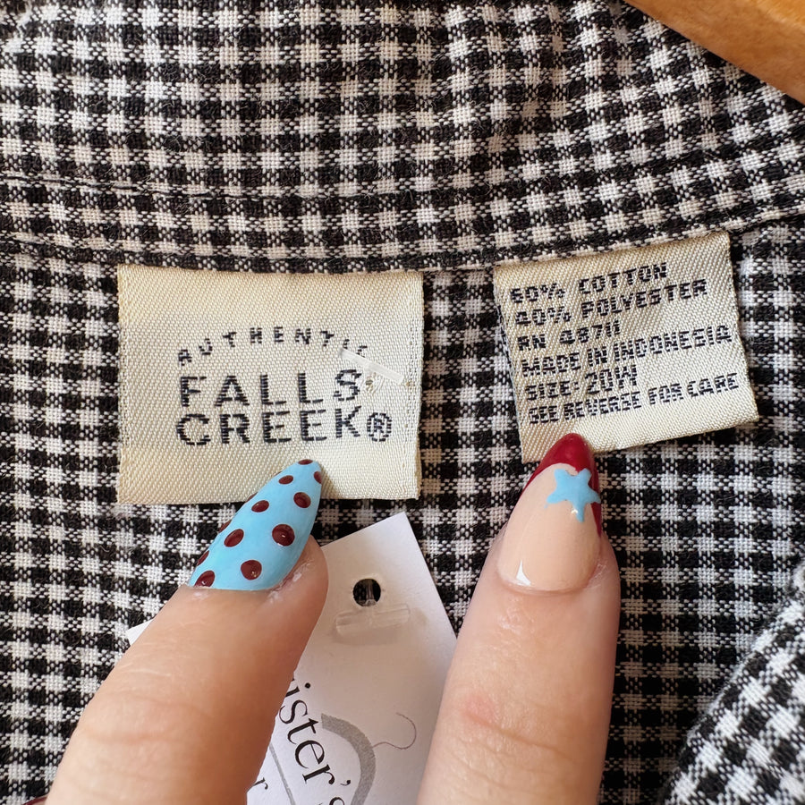 SIZE 20 | Gingham Tank