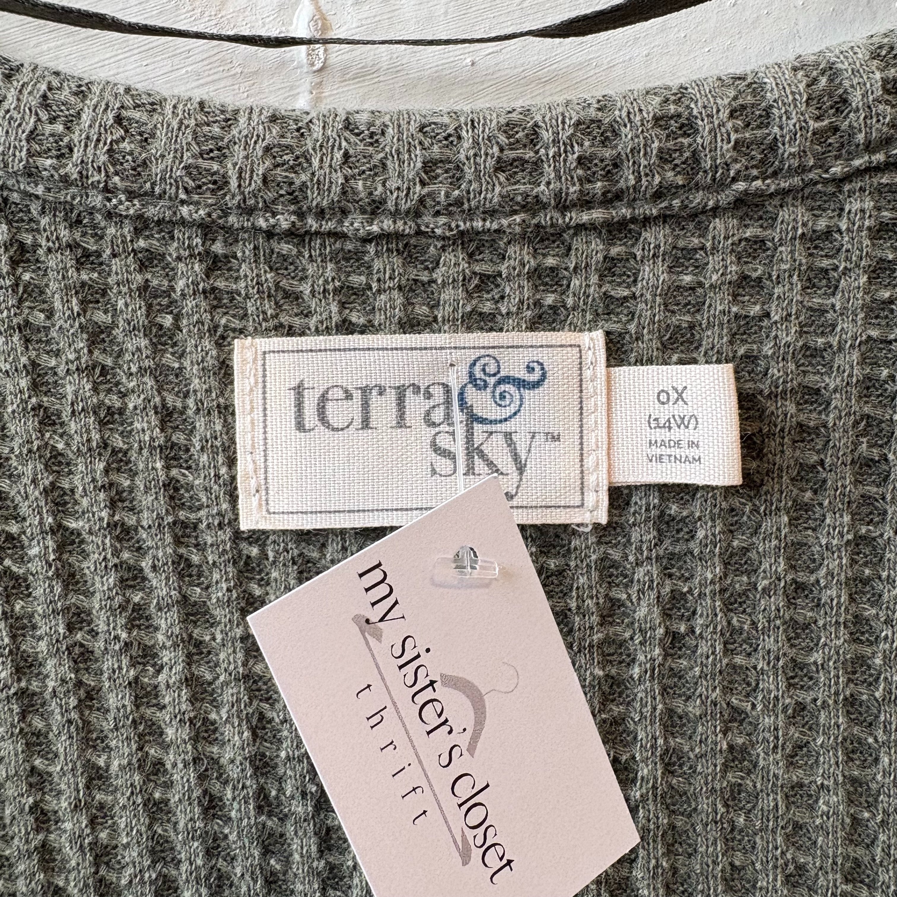 SIZE XL | Green Textured Dress