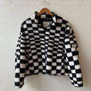 SIZE L | Checkered Zip Up