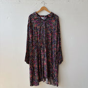 SIZE XXL | Purple Floral Dress