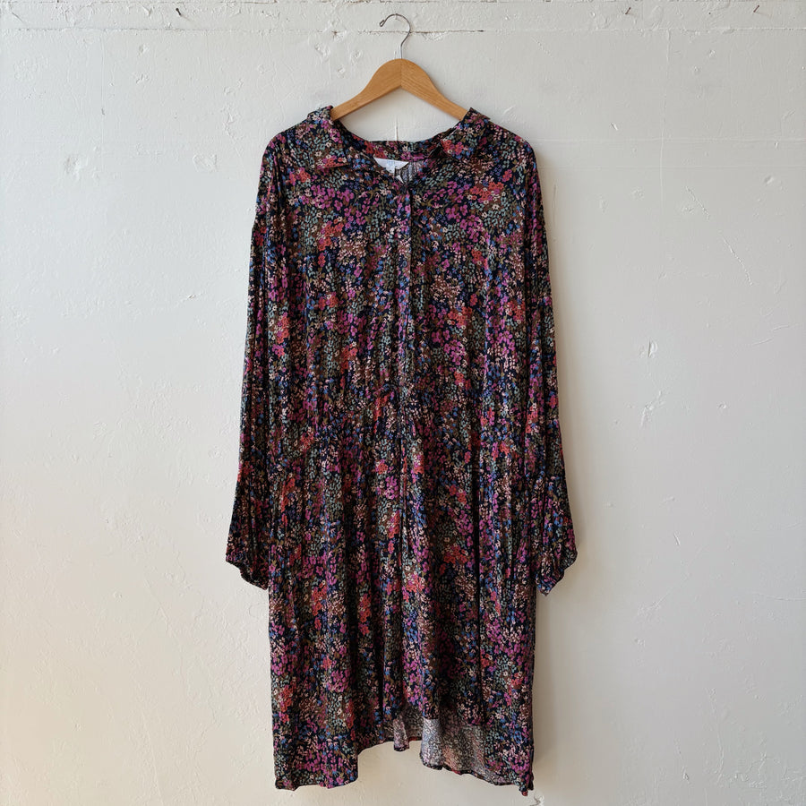 SIZE XXL | Purple Floral Dress