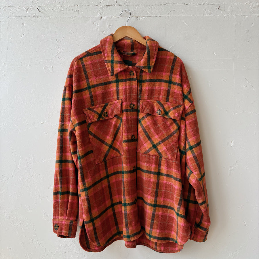 SIZE XL | Orange Shacket