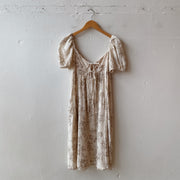 SIZE M | Floral Muslin Dress
