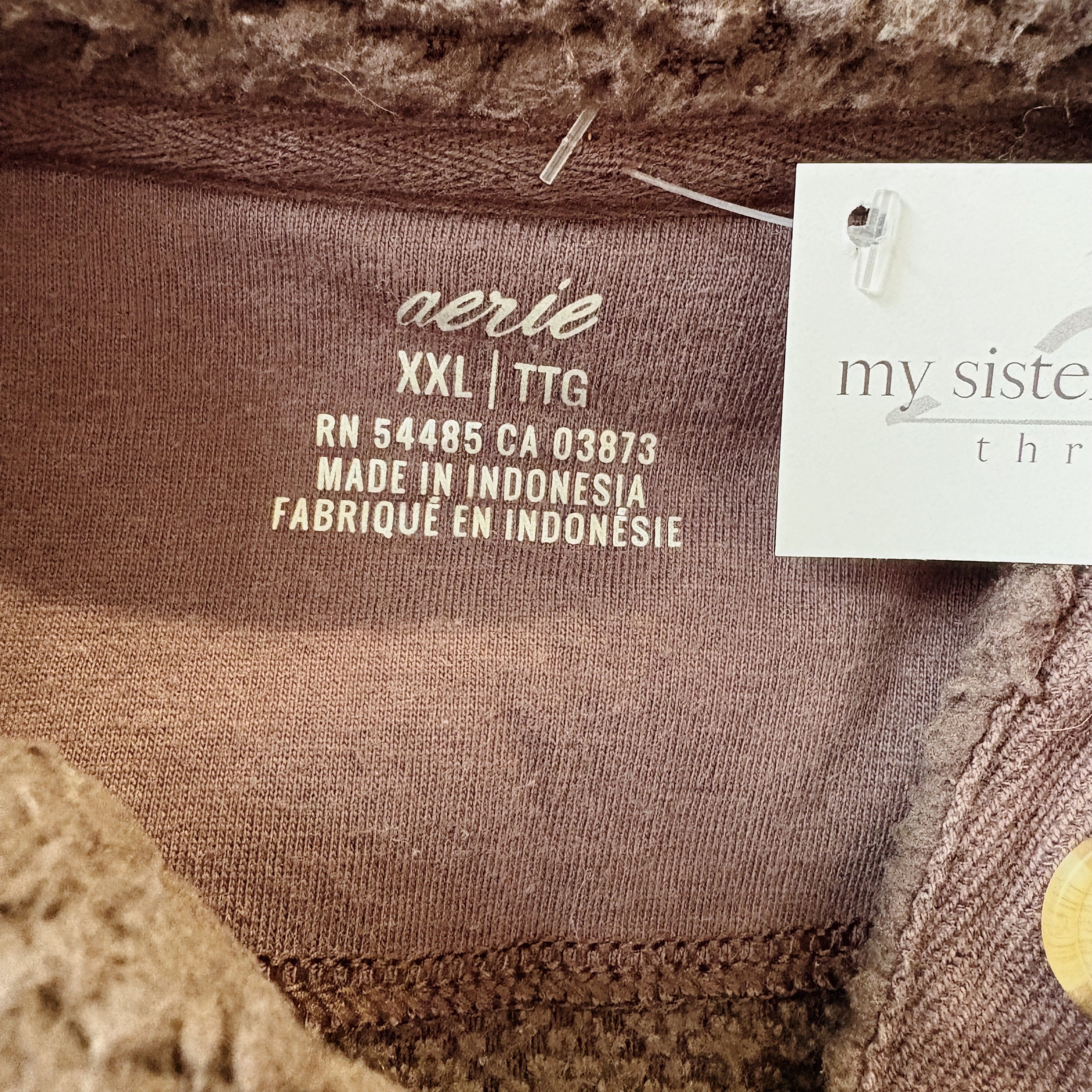 SIZE XXL | Aerie Black Sherpa