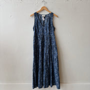 SIZE M | Blue Tiered Dress