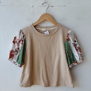 SIZE XXS | Roolee Floral Sleeve Top