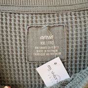 SIZE XXL | Aerie Green Crewneck