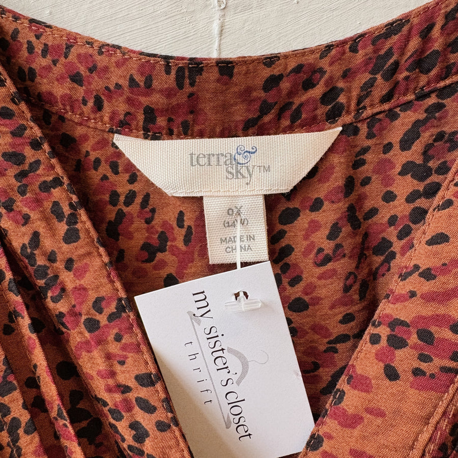 SIZE 0X | Orange Dress