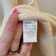 SIZE XL | Cream Light Sweater