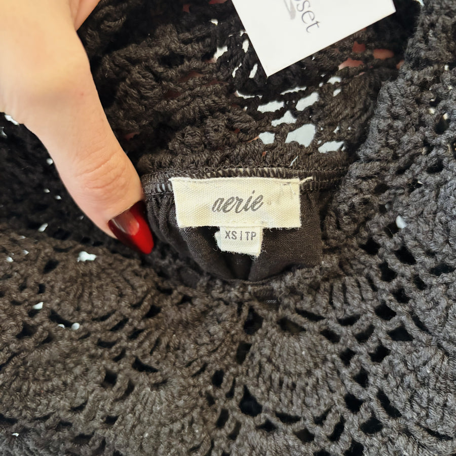 SIZE XS | Aerie Black Dress