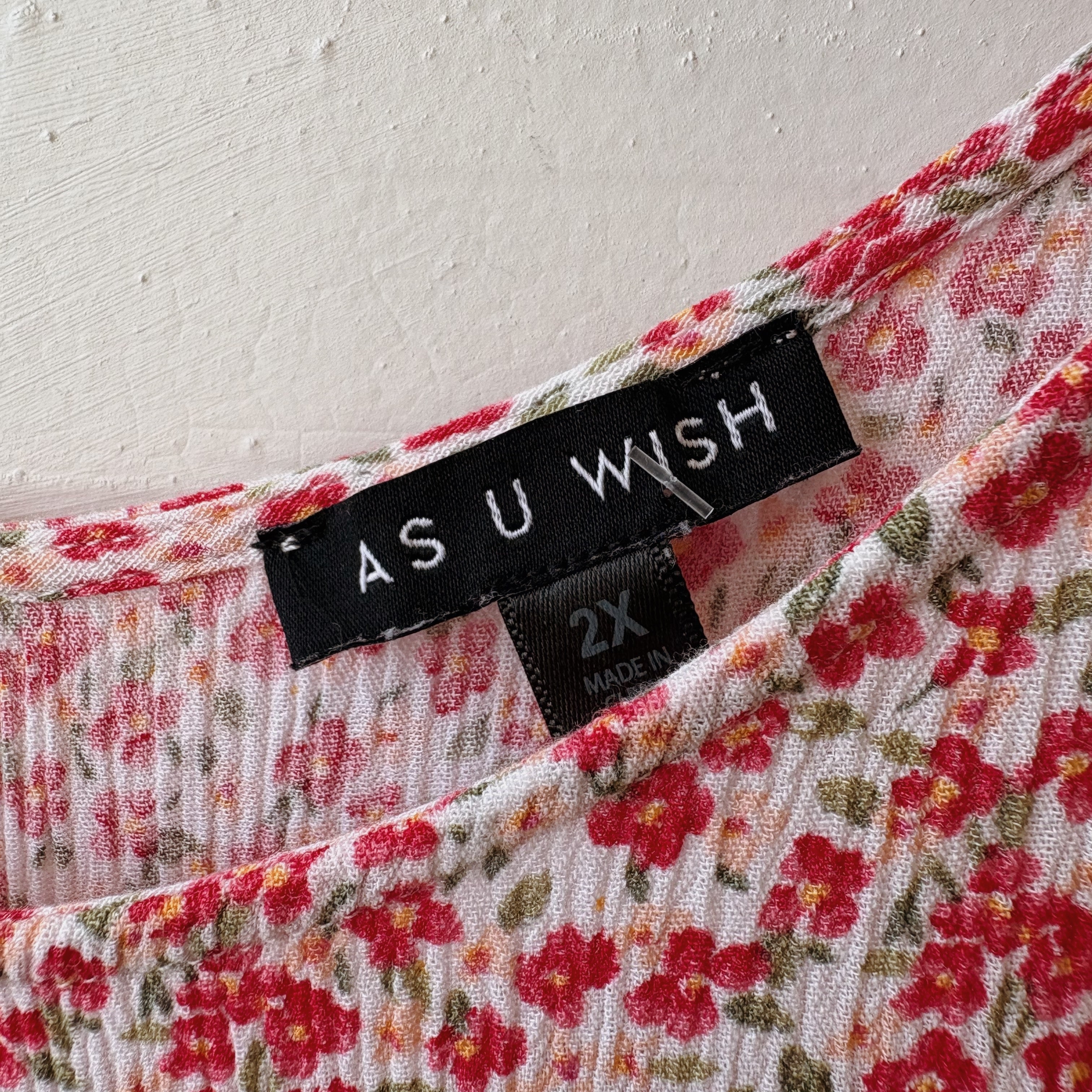 SIZE 2X | Floral Tank