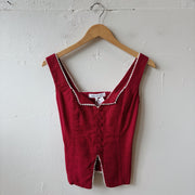 SIZE XS | Boutique Red Tank Top