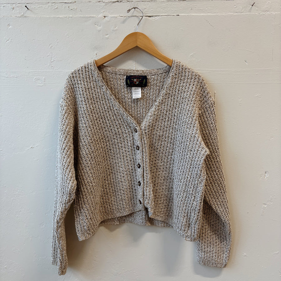 SIZE M | Neutral Vintage Cardigan
