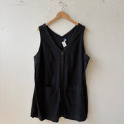 SIZE 2X | Black Denim Dress