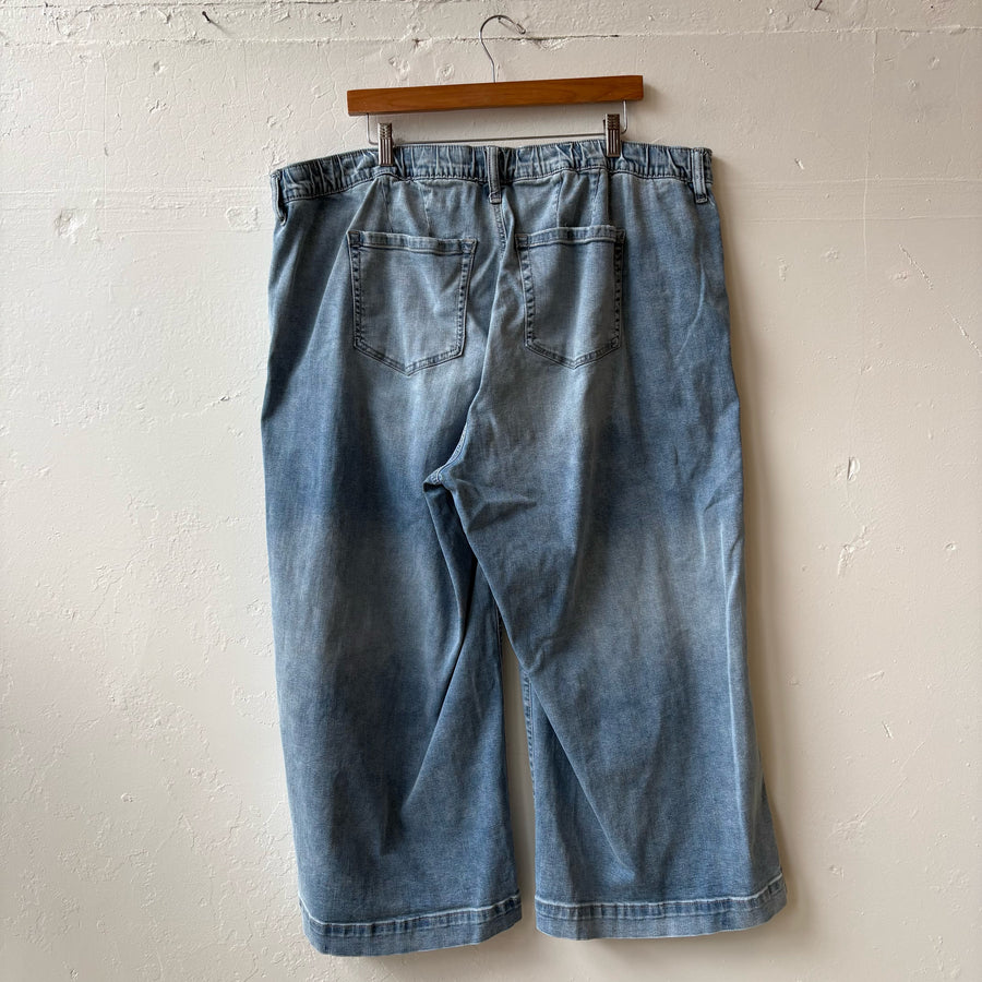 SIZE 3X | Wide Leg Jeans