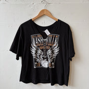 SIZE XL | Black Graphic Top