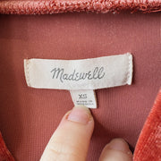 SIZE XS | Madewell Velvet Top