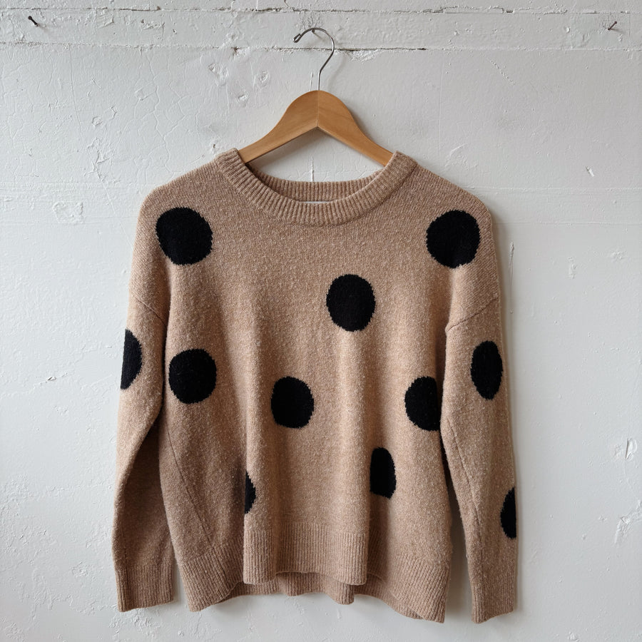 SIZE XXS | Madewell Polka Dot Sweater