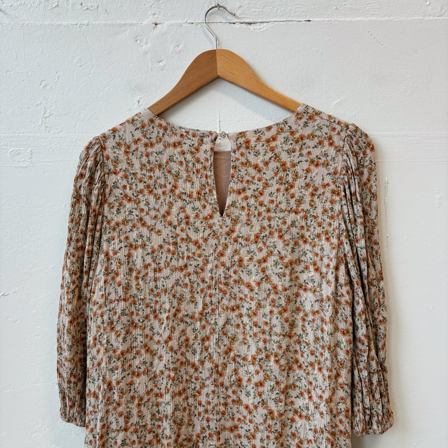 SIZE L | Floral Babydoll Top