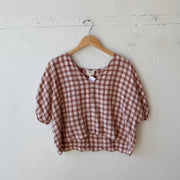 SIZE XL | Gingham Top