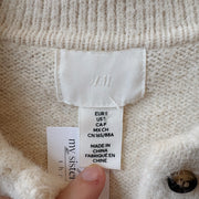 SIZE S | Neutral Button Up Sweater