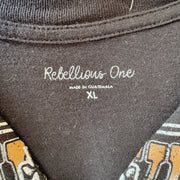 SIZE XL | Black Graphic Top