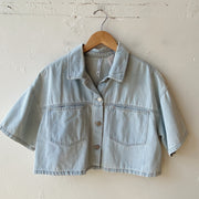 Size L | Cropped Denim Top