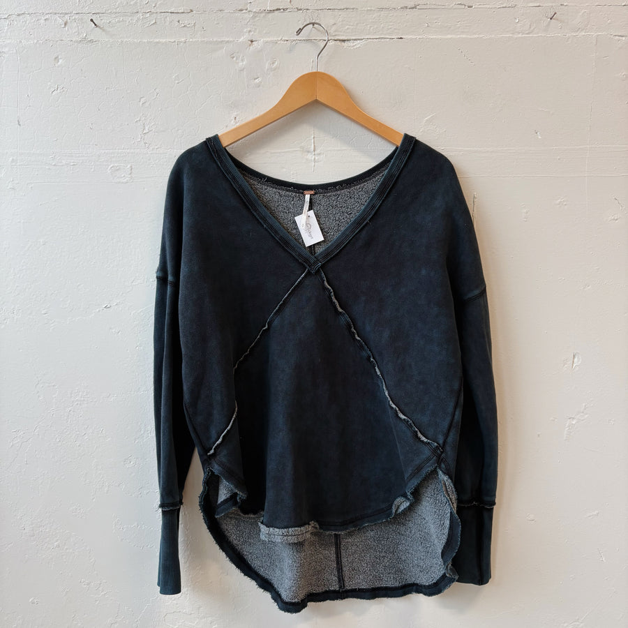 SIZE S | Free People Blue Top