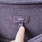 SIZE M | Aerie Purple Crewneck