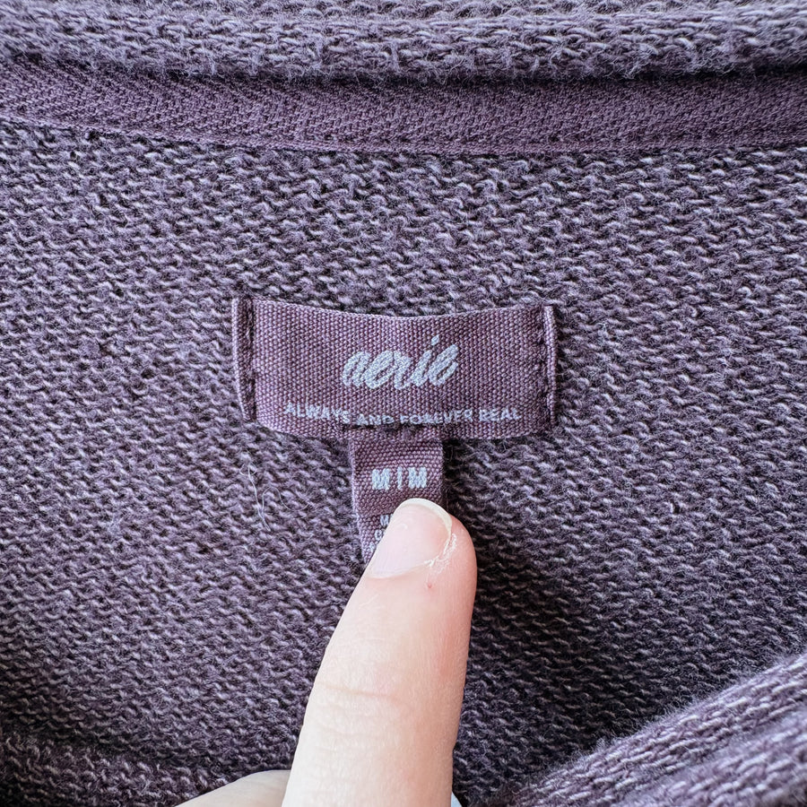 SIZE M | Aerie Purple Crewneck