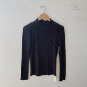 SIZE M | Brown Lace Top