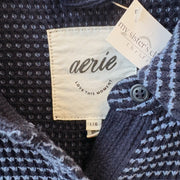 Size L | Aerie Navy Button Up