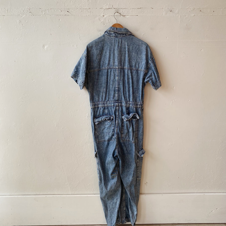SIZE XL | Free People Denim Romper