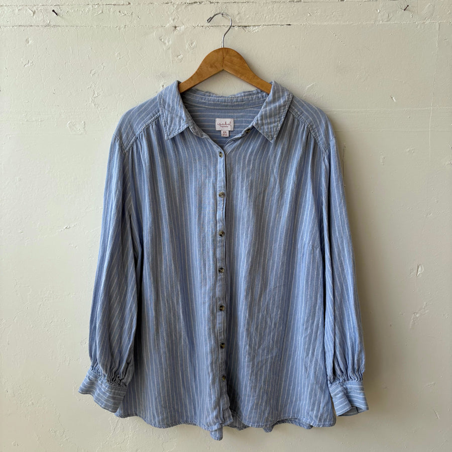 SIZE XXL | Striped Maternity Shirt