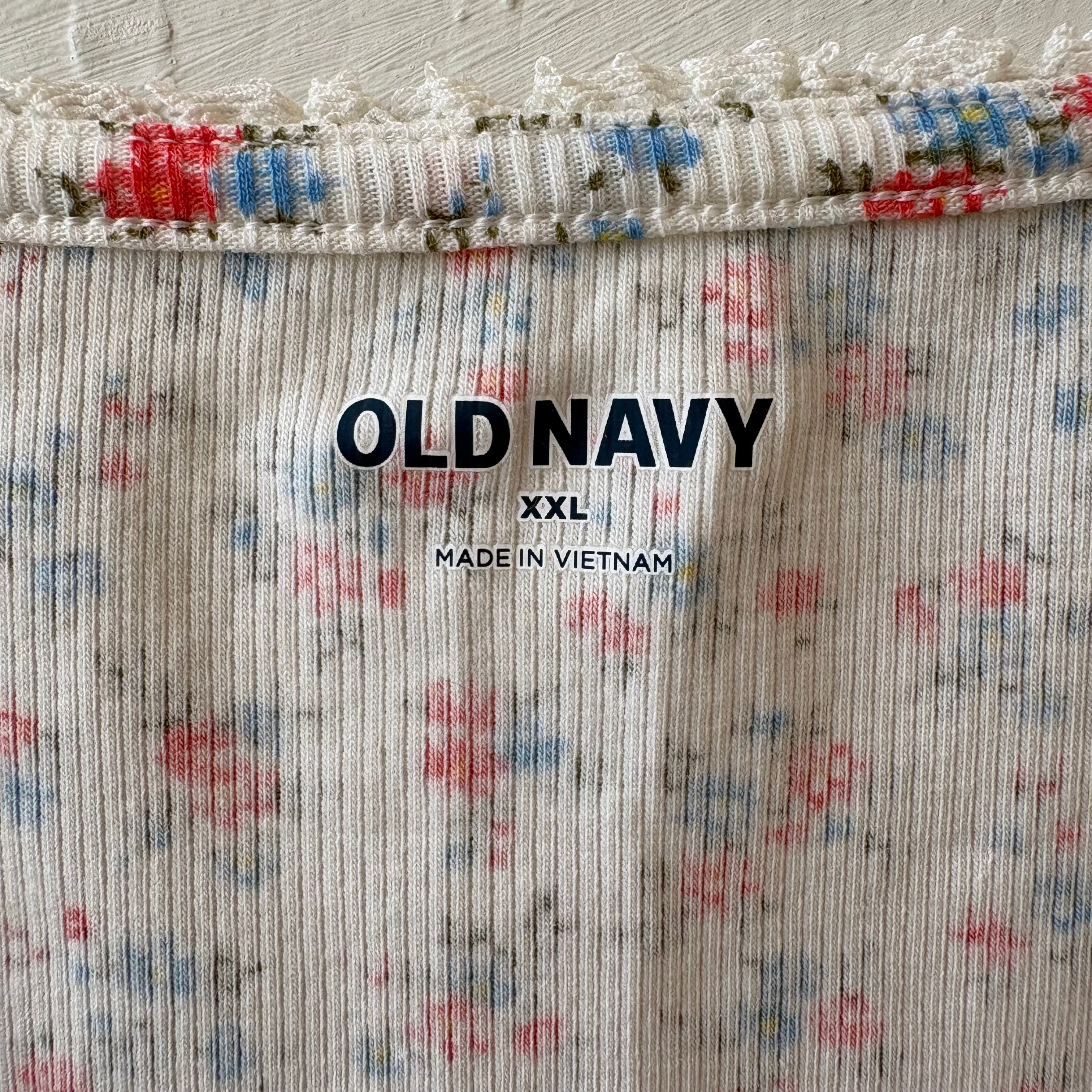 SIZE XXL | Floral Tank Top