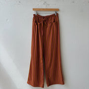 SIZE M | Orange Striped Pants