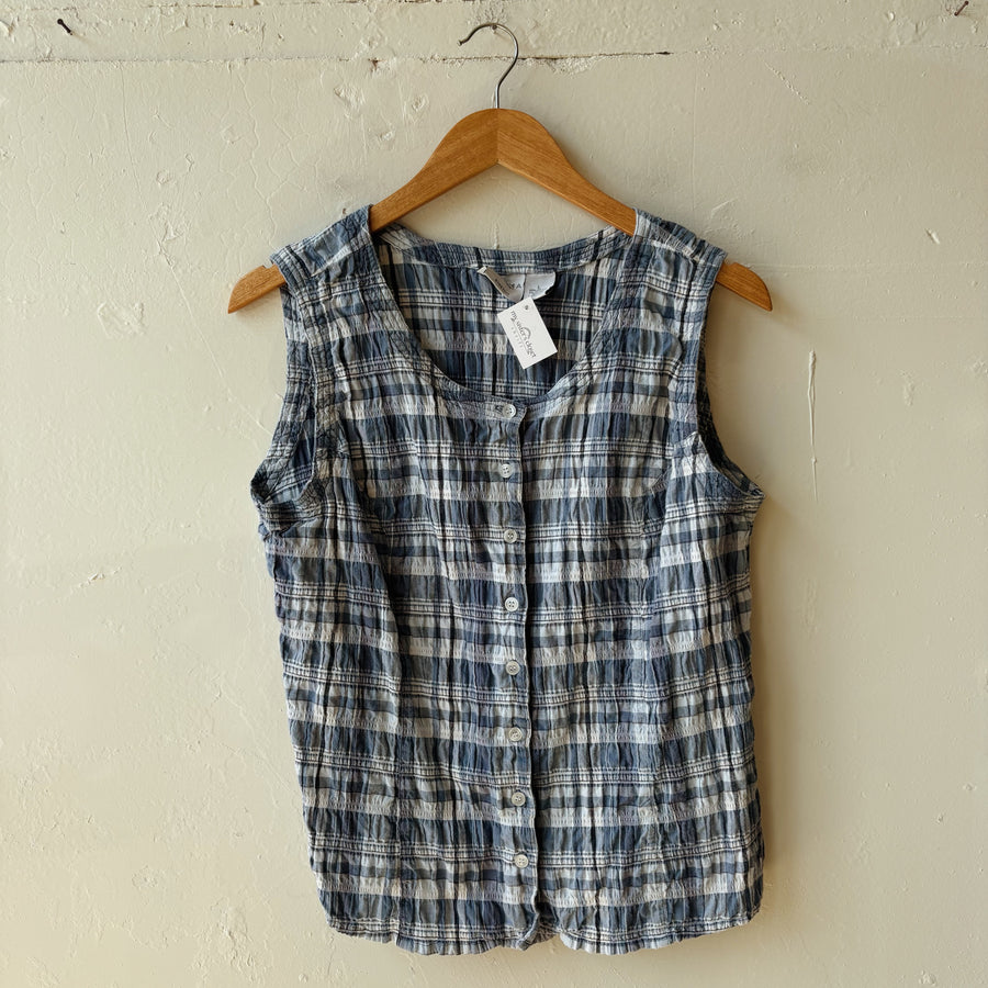 SIZE L | Plaid Tank Top
