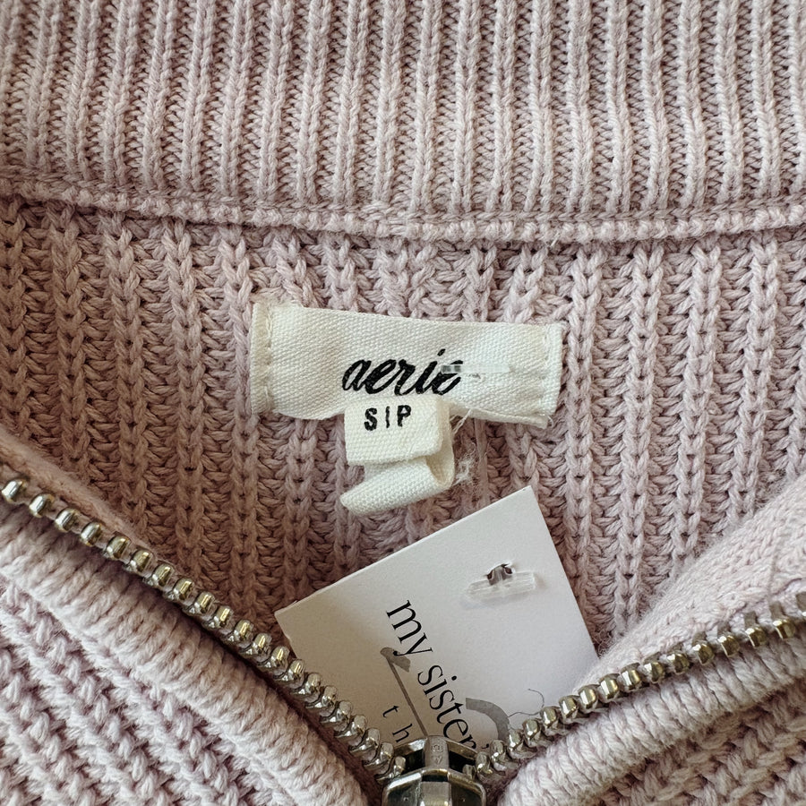 SIZE S | Aerie Purple Quarter Zip