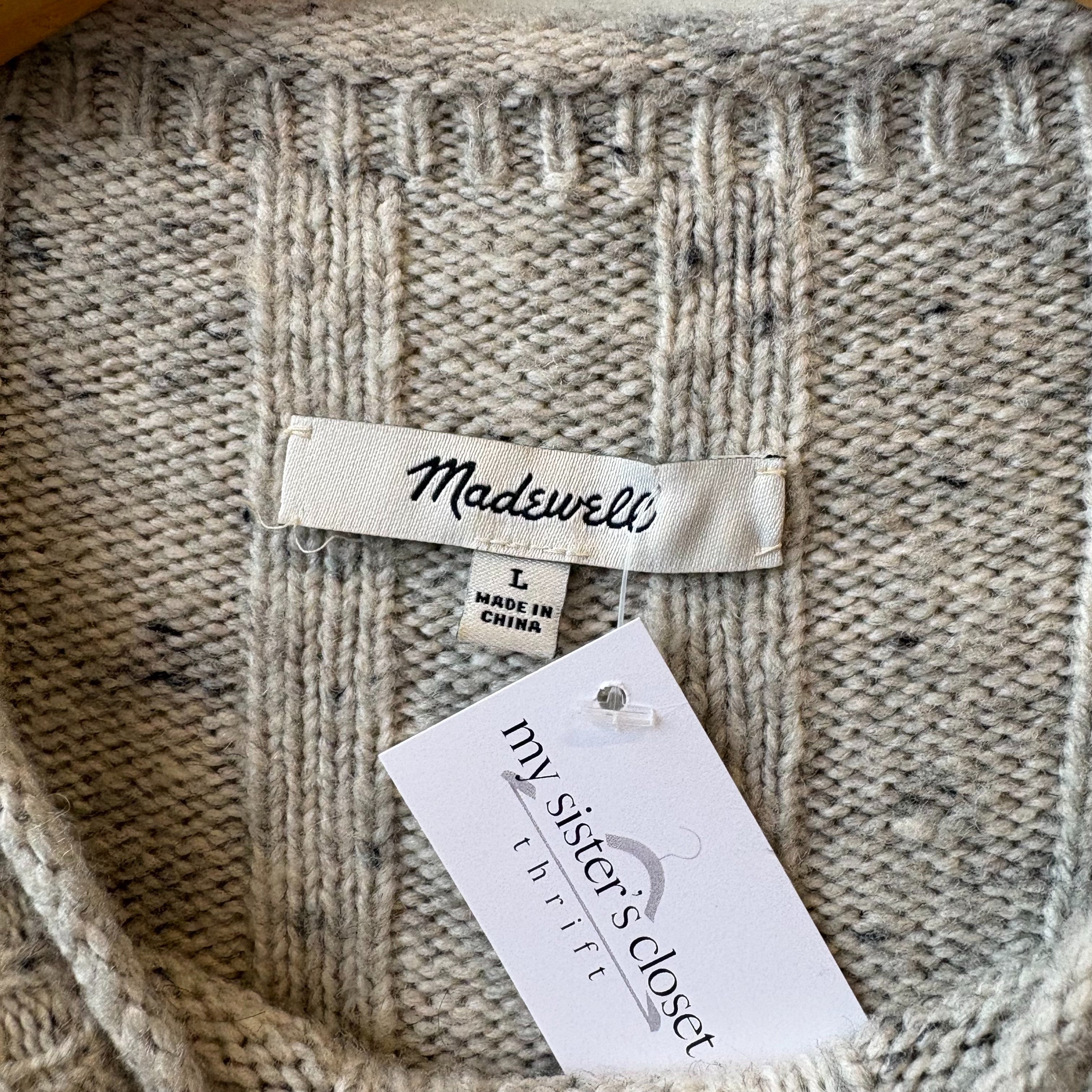 SIZE L | Madewell Sweater Dress