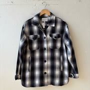 SIZE XS | Black and White Shacket