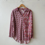 SIZE XL | Purple Button Up