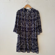 SIZE XL | Navy Stitched Dress