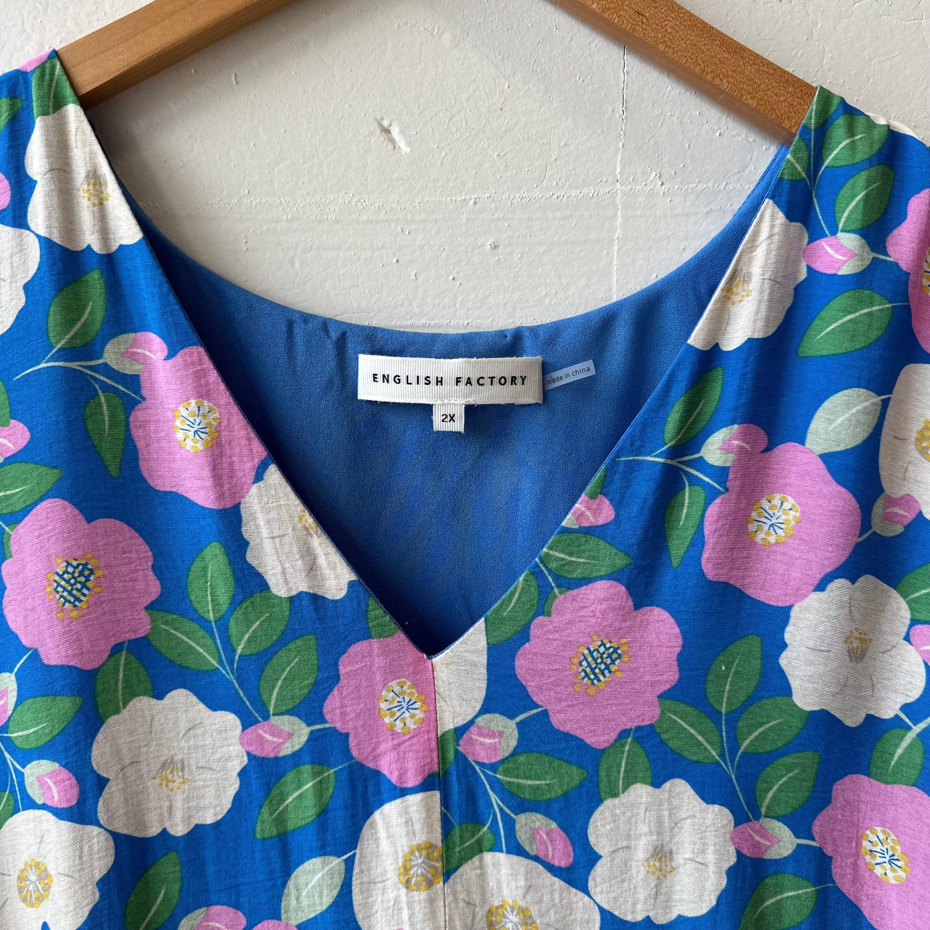 SIZE 2X | Floral Maxi Dress